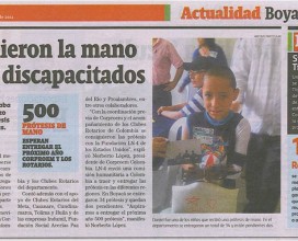 Boyaca 7 dias Noticia protesis